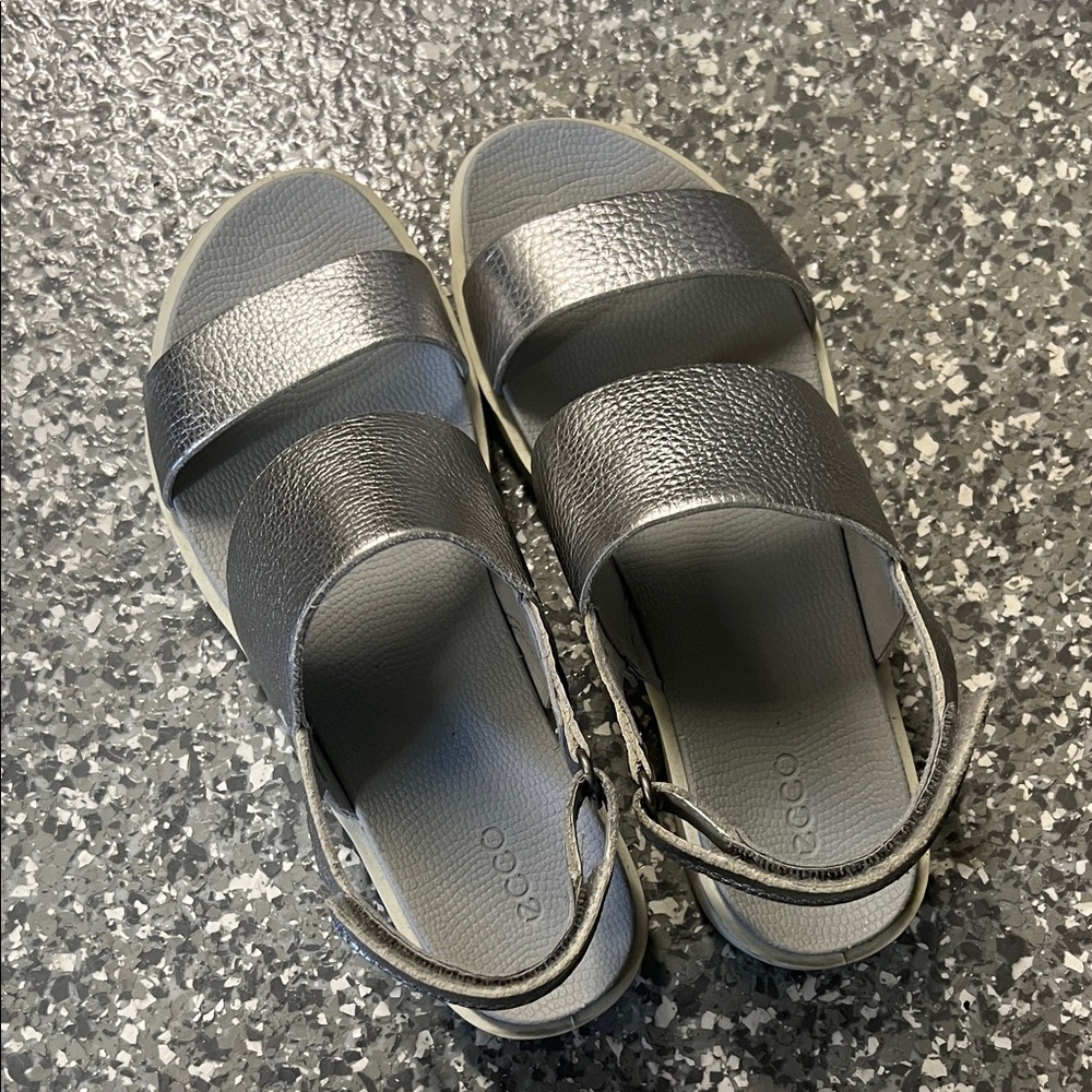 Ecco Women's Silver Sandals